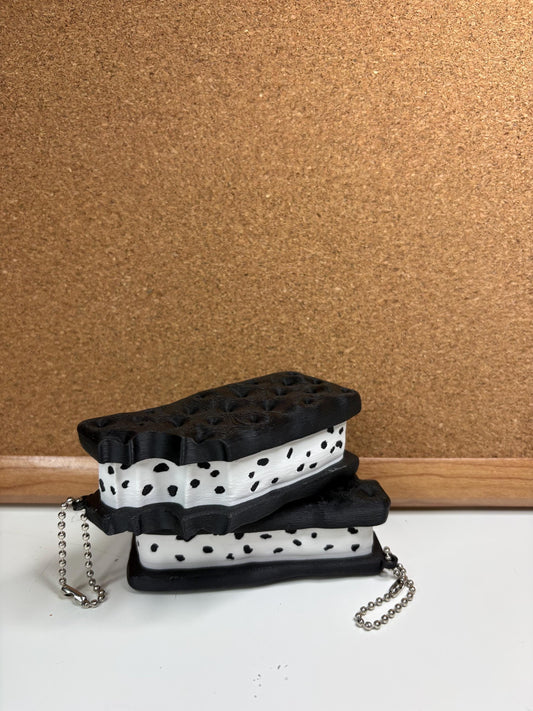 3d Printed Cookies & cream ice cream sandwich