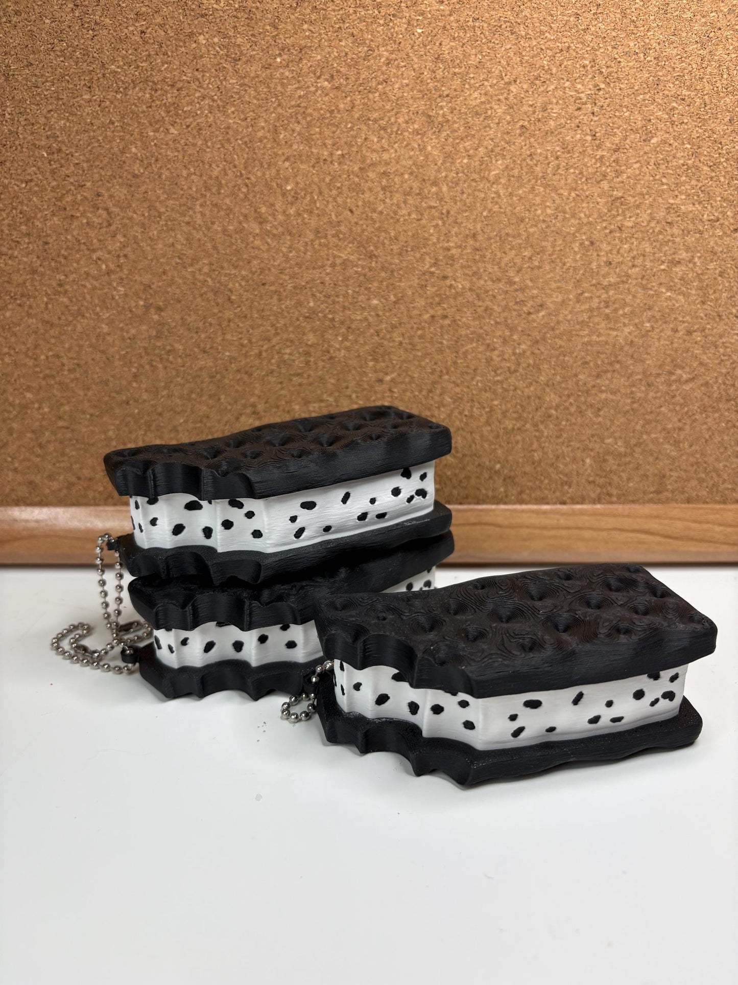 3d Printed Cookies & cream ice cream sandwich