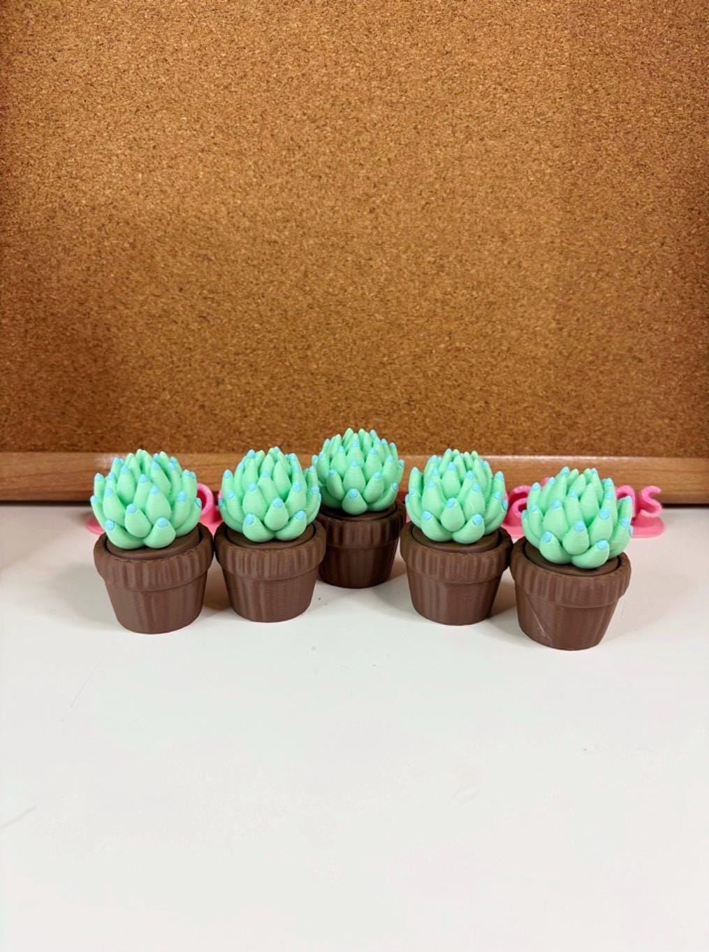 3D Printed Succulent Clicker Toy | Fidget Desk Plant
