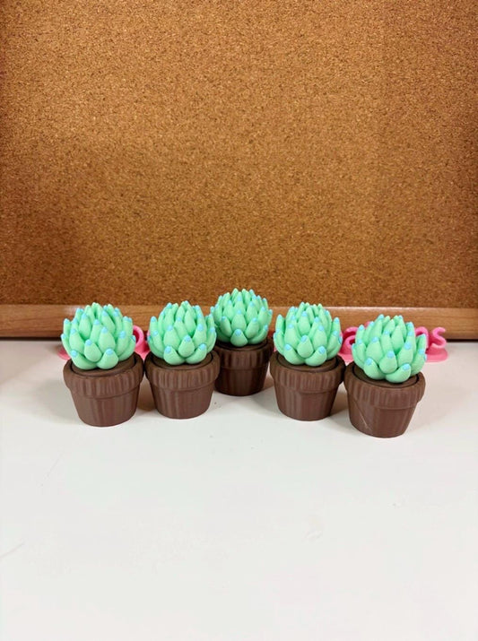 3D Printed Succulent Clicker Toy | Fidget Desk Plant